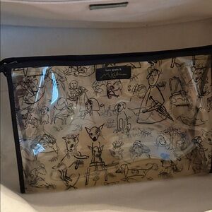 Kate Spade Maira Kalman Bag with dog design.